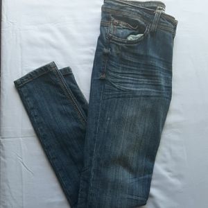 Faded Medium Washed Blue Jeans